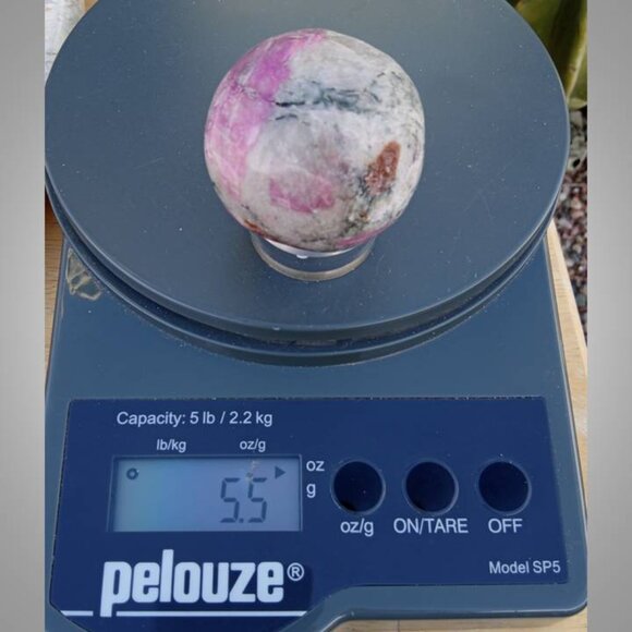 48mm cobaltoan calcite from CONGO 01 positivity HARMONY love - Picture 8 of 8